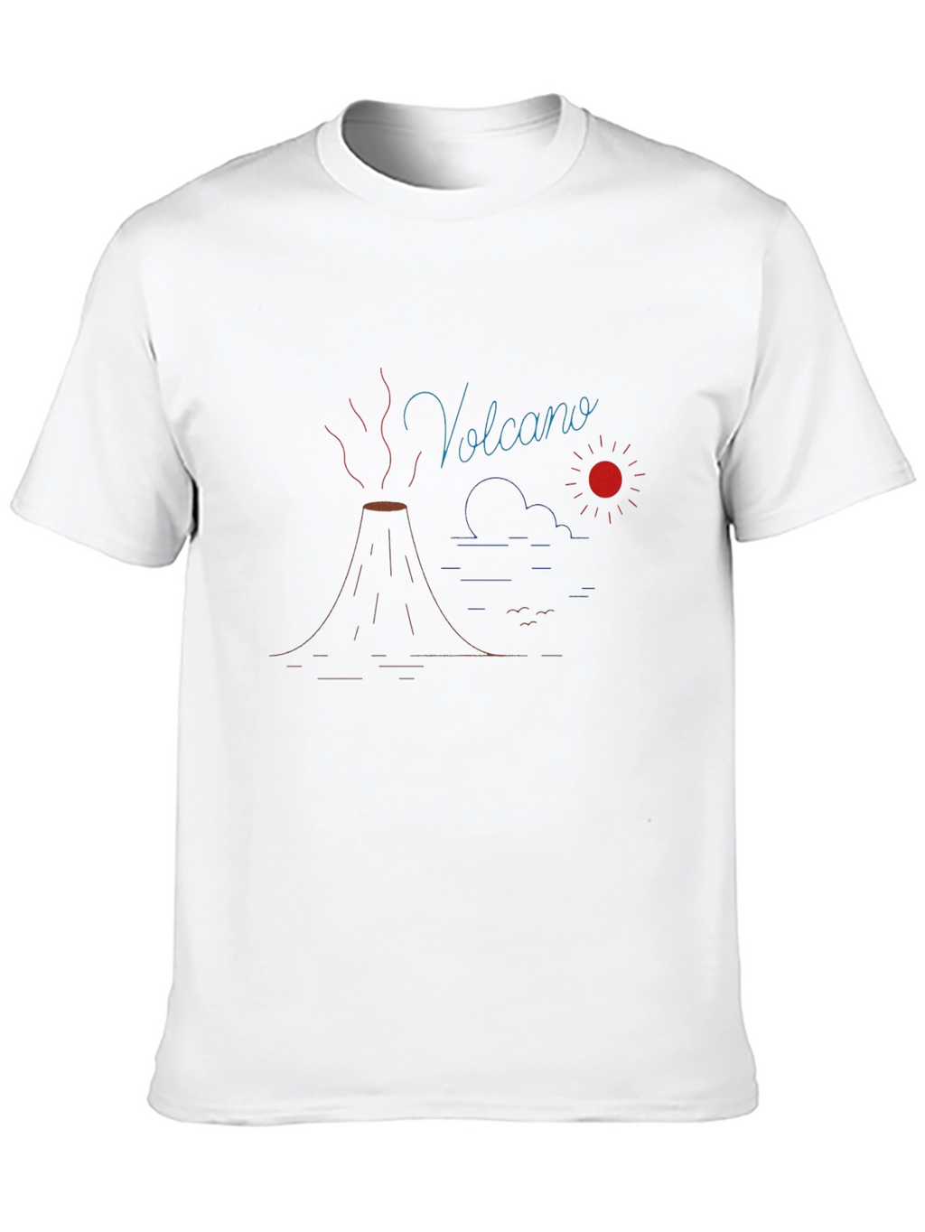 Volcano Graphic T-Shirt - Black