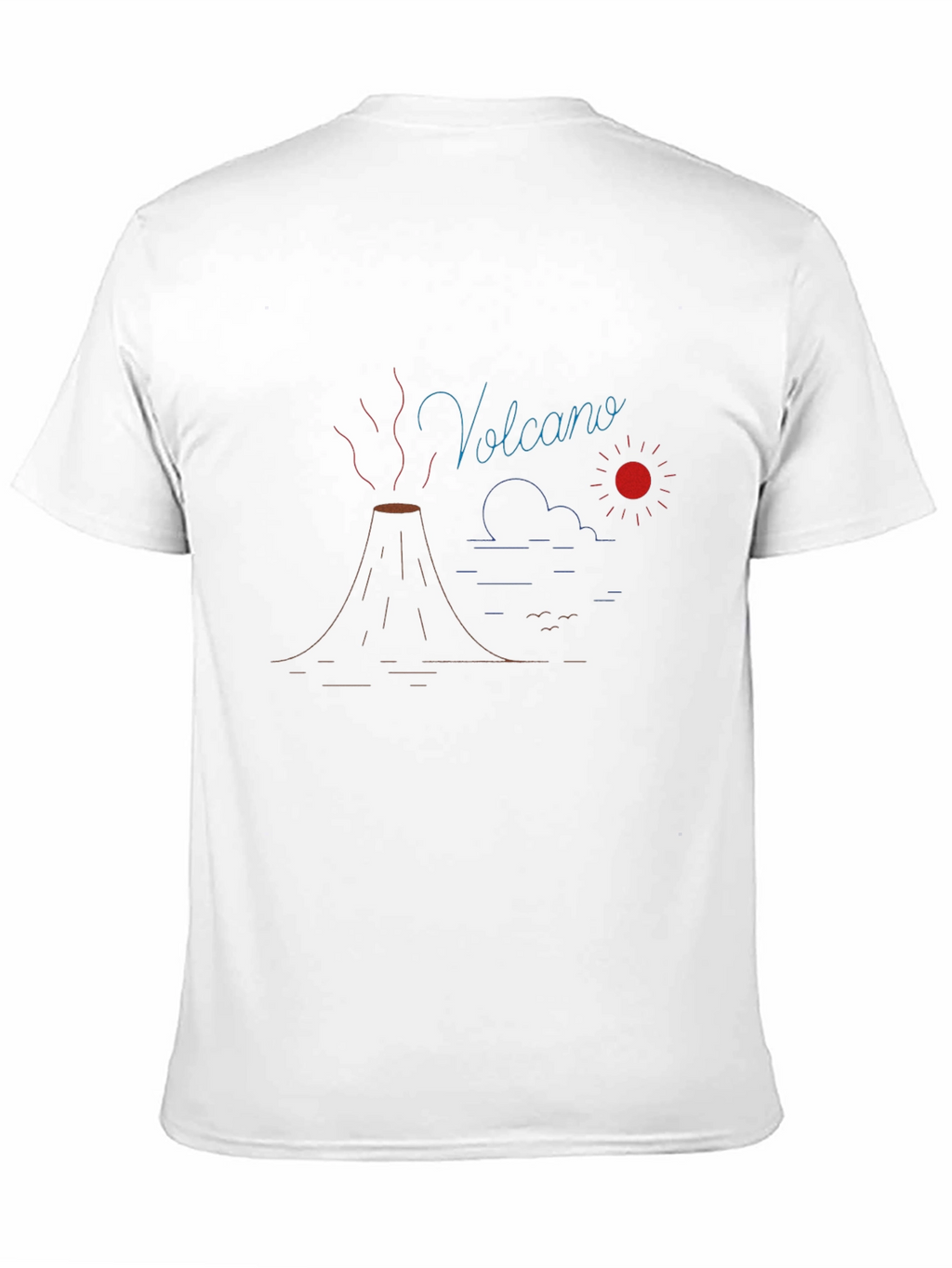Volcano Graphic T-Shirt - Black