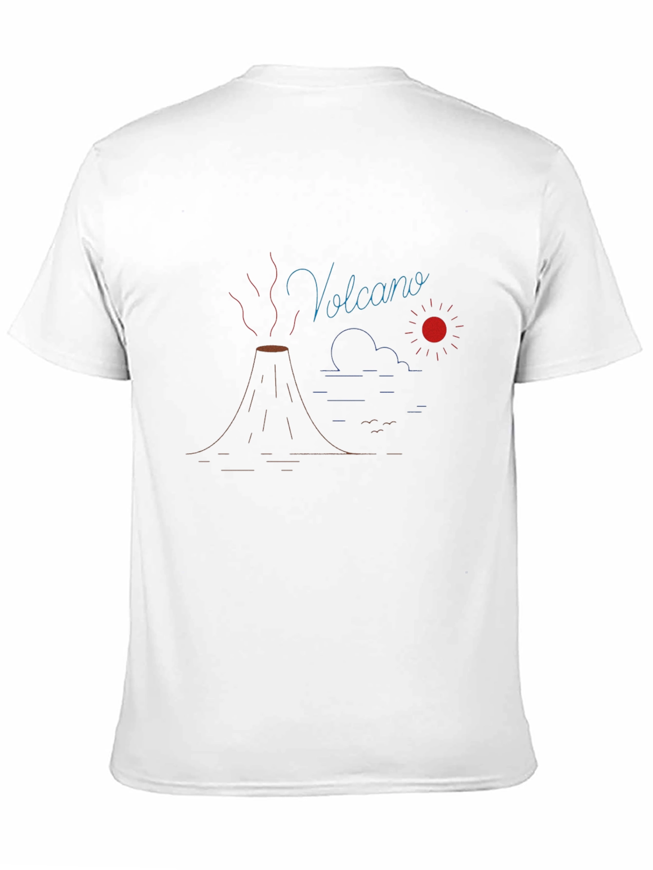 Volcano Graphic T-Shirt - Black