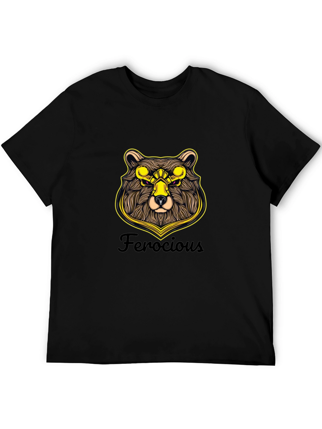 Ferocious Bear Graphic T-Shirt