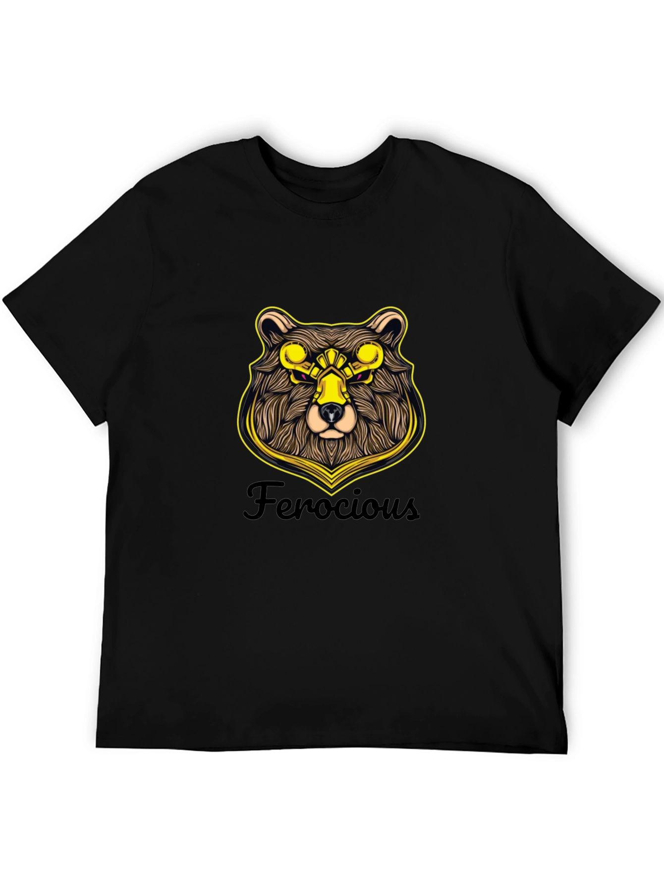 Ferocious Bear Graphic T-Shirt