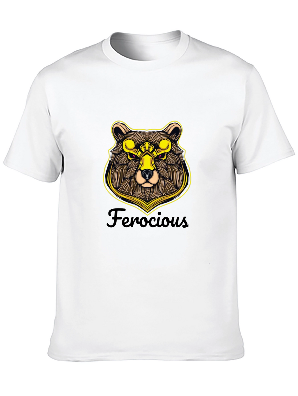 Ferocious Bear Graphic T-Shirt