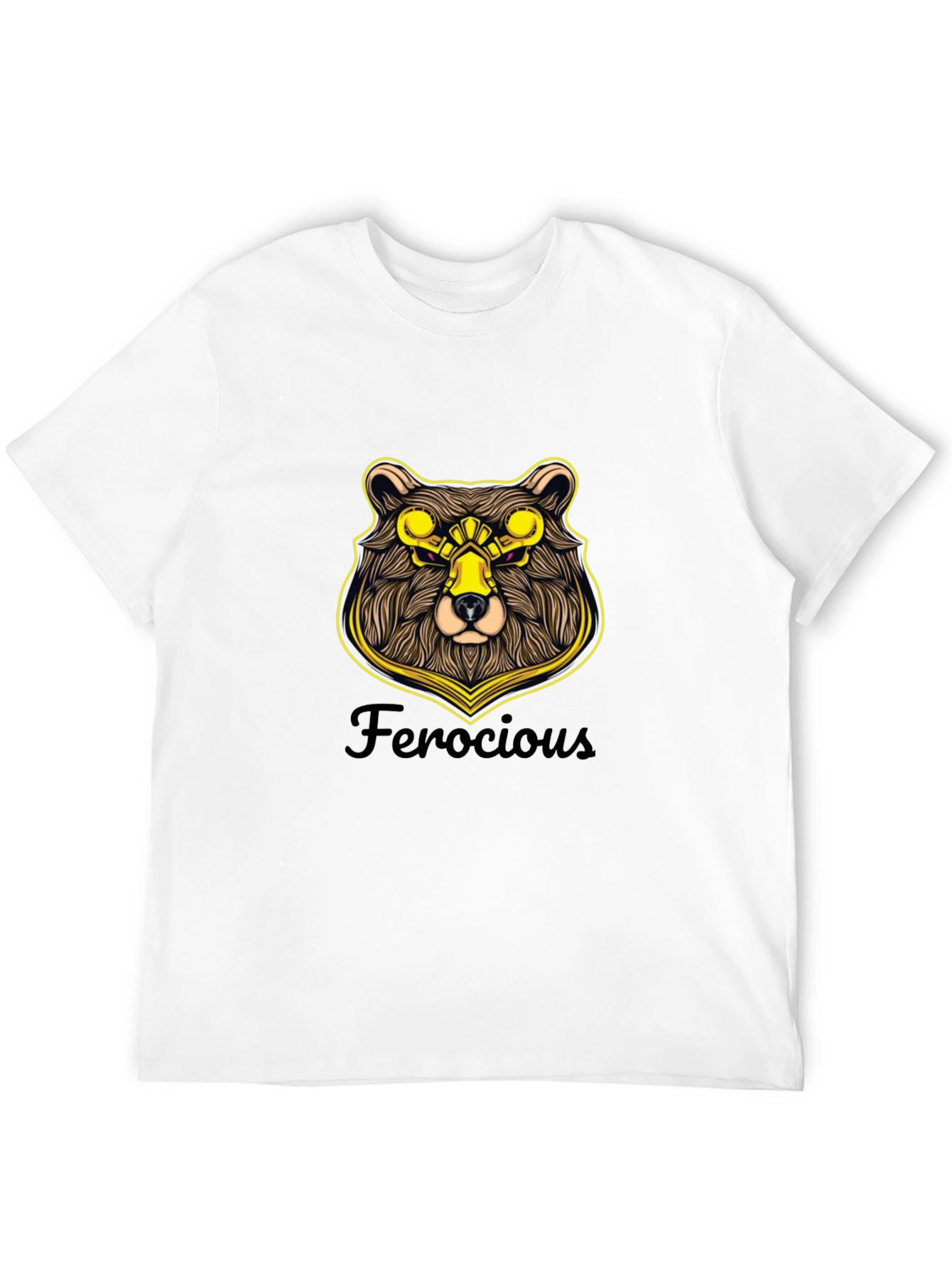 Ferocious Bear Graphic T-Shirt