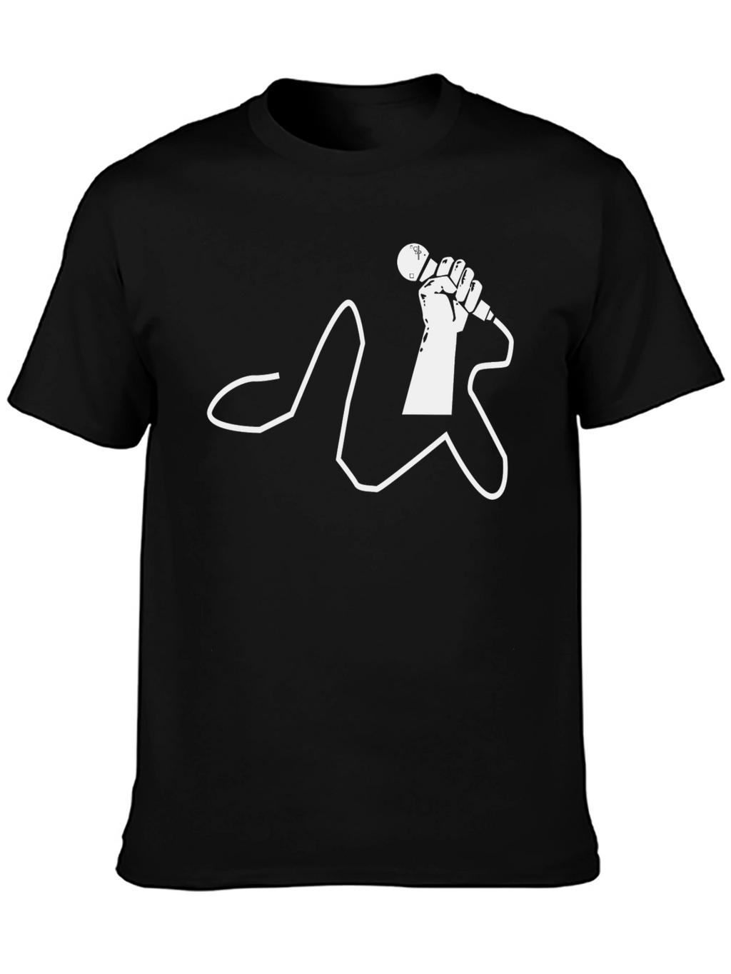 Mic Drop T-Shirt - Black
