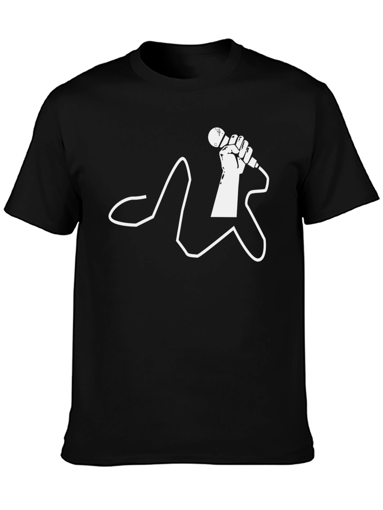 Mic Drop T-Shirt - Black