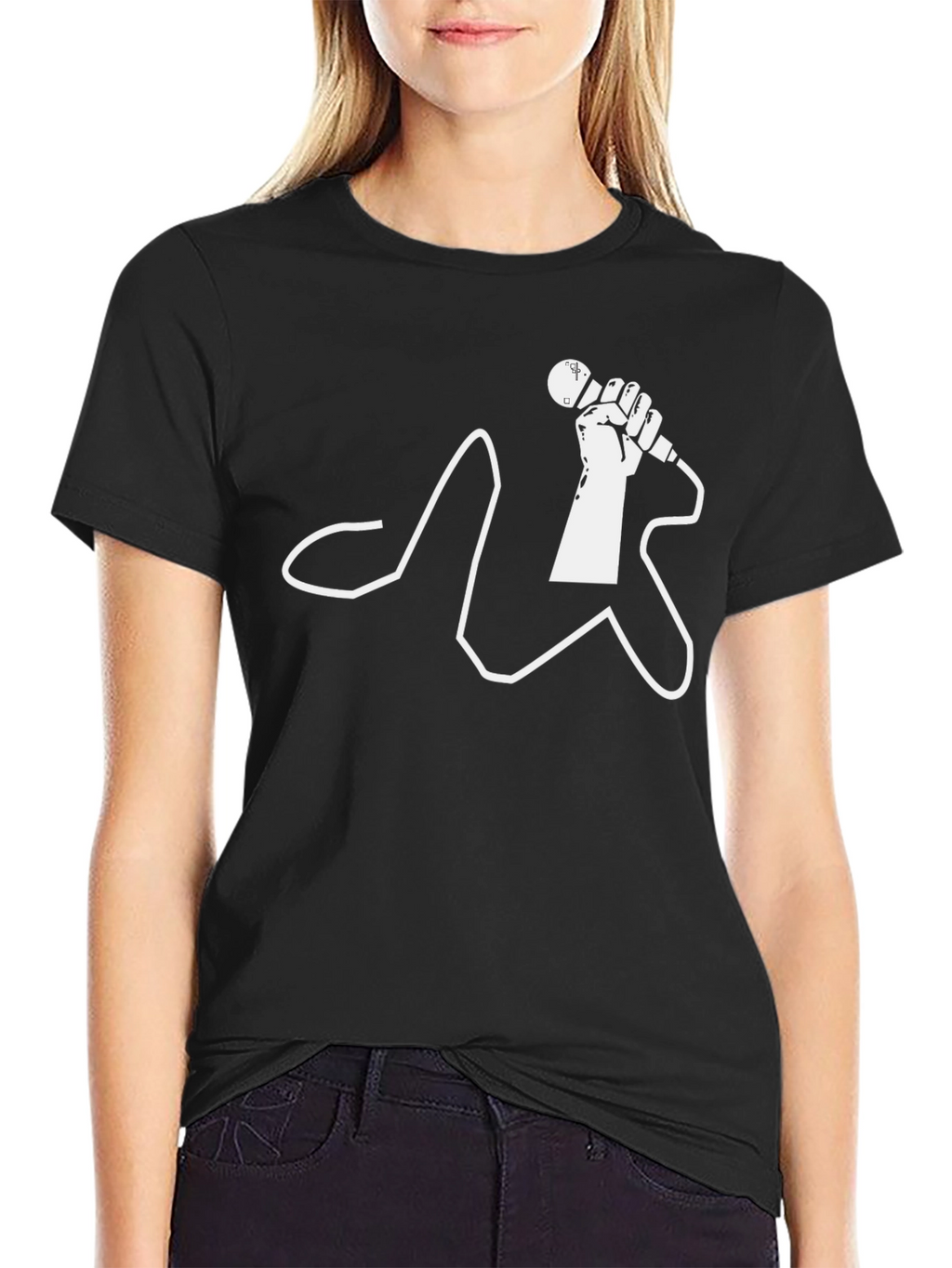 Mic Drop T-Shirt - Black