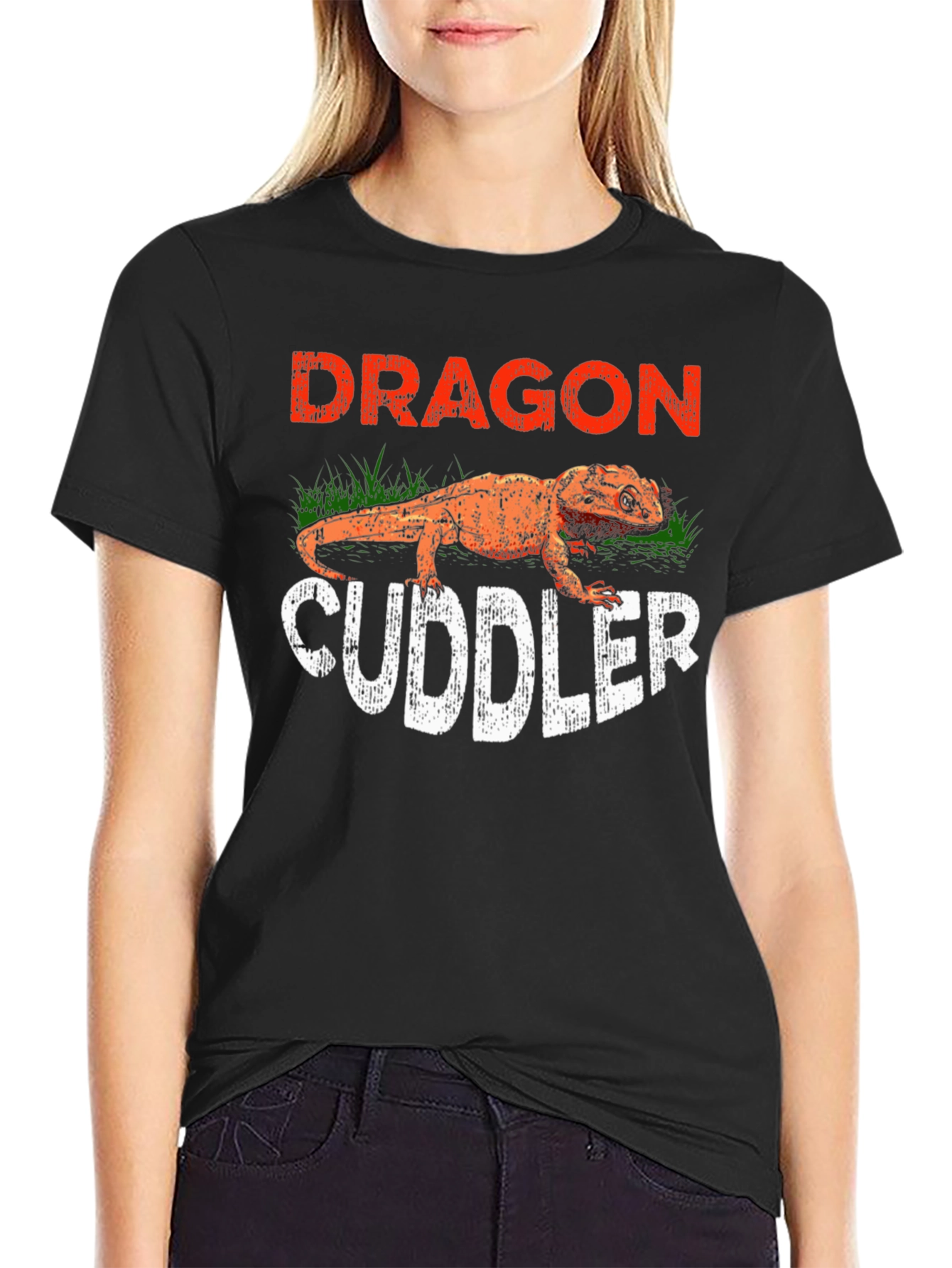 Dragon Cuddler T-Shirt: Bearded Dragon Lover Tee