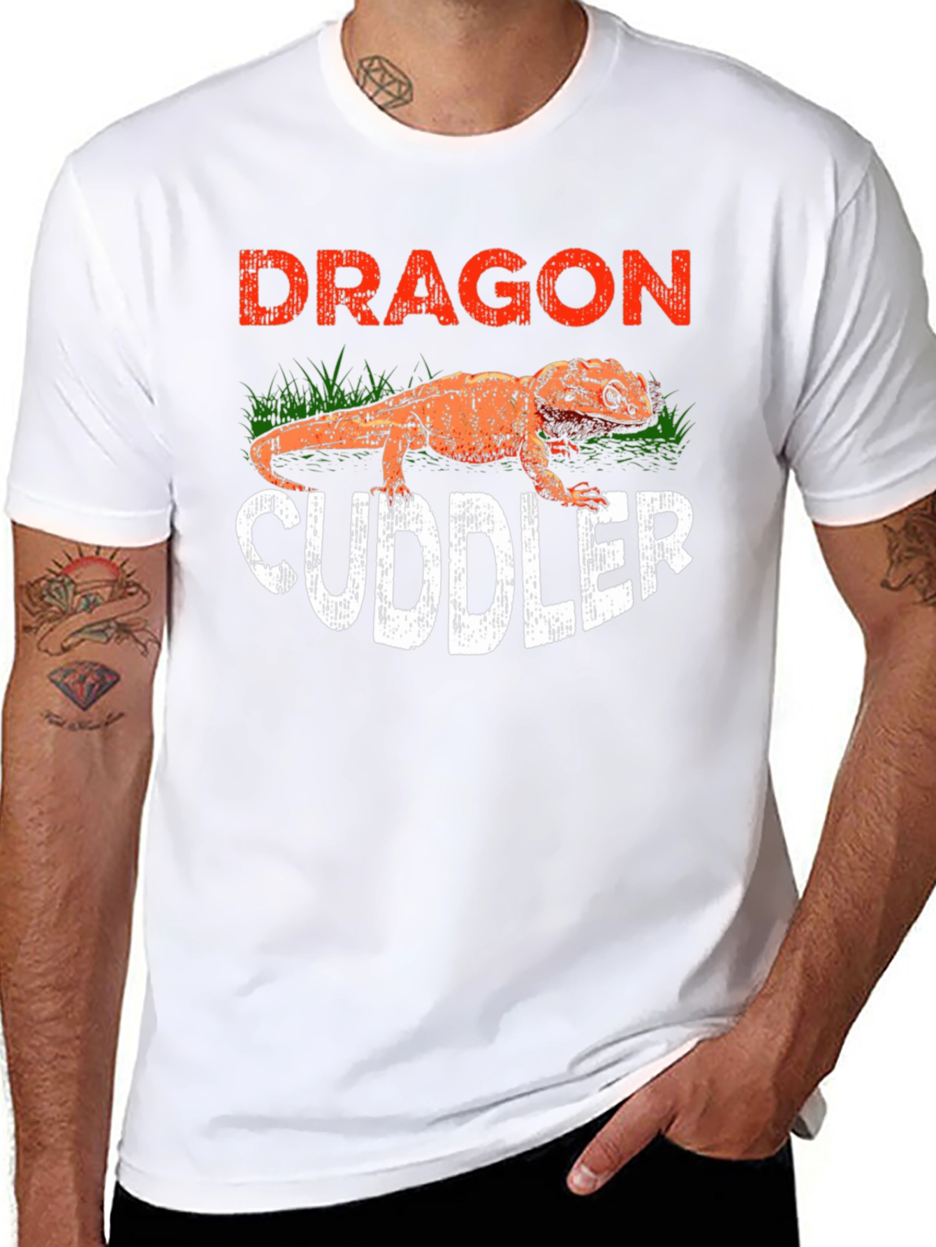 Dragon Cuddler T-Shirt: Bearded Dragon Lover Tee
