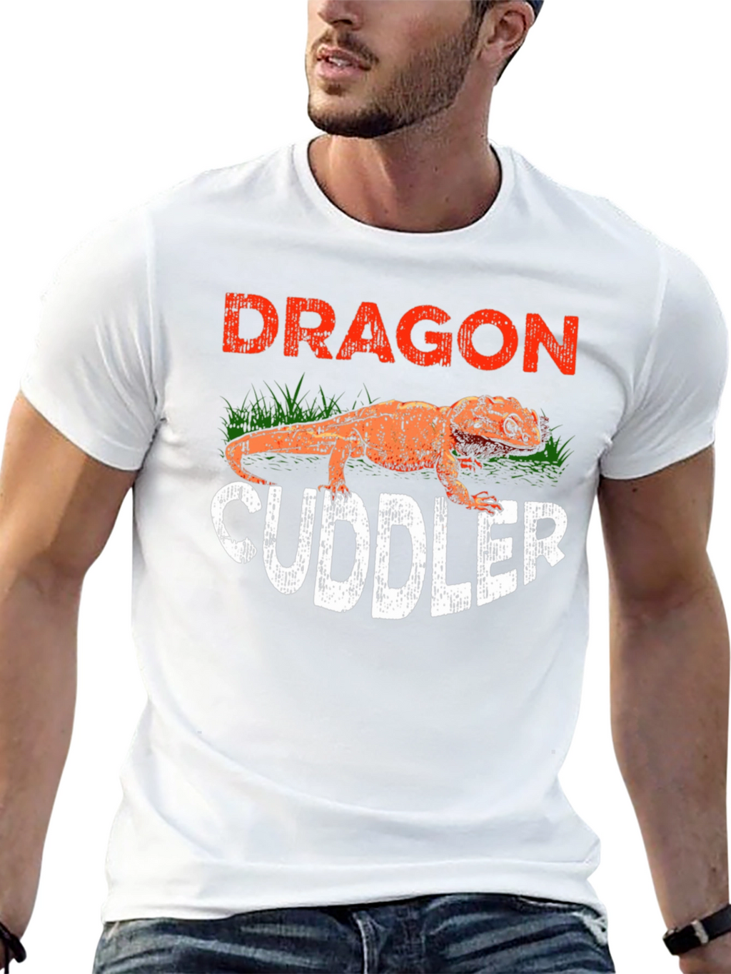 Dragon Cuddler T-Shirt: Bearded Dragon Lover Tee