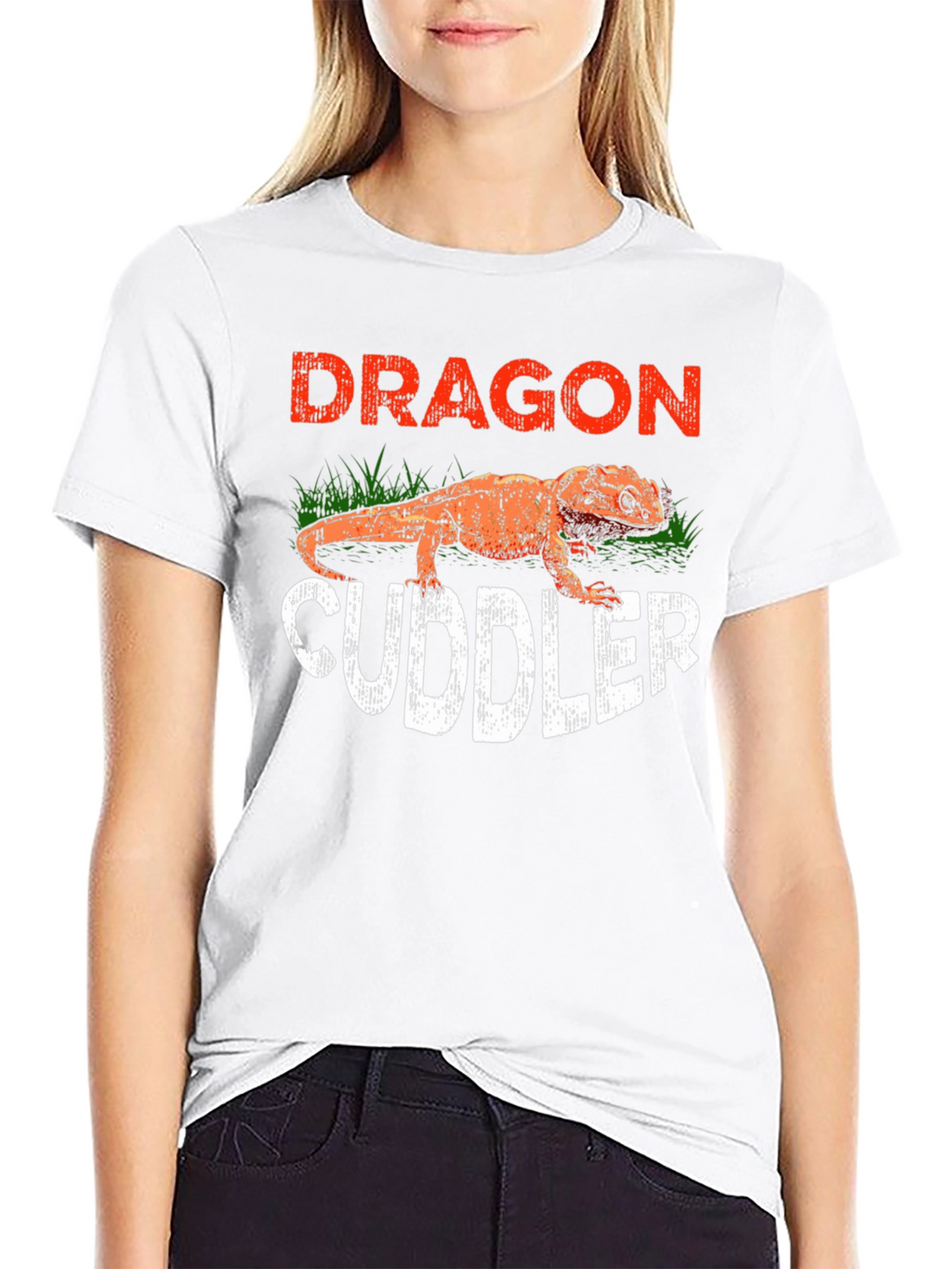 Dragon Cuddler T-Shirt: Bearded Dragon Lover Tee