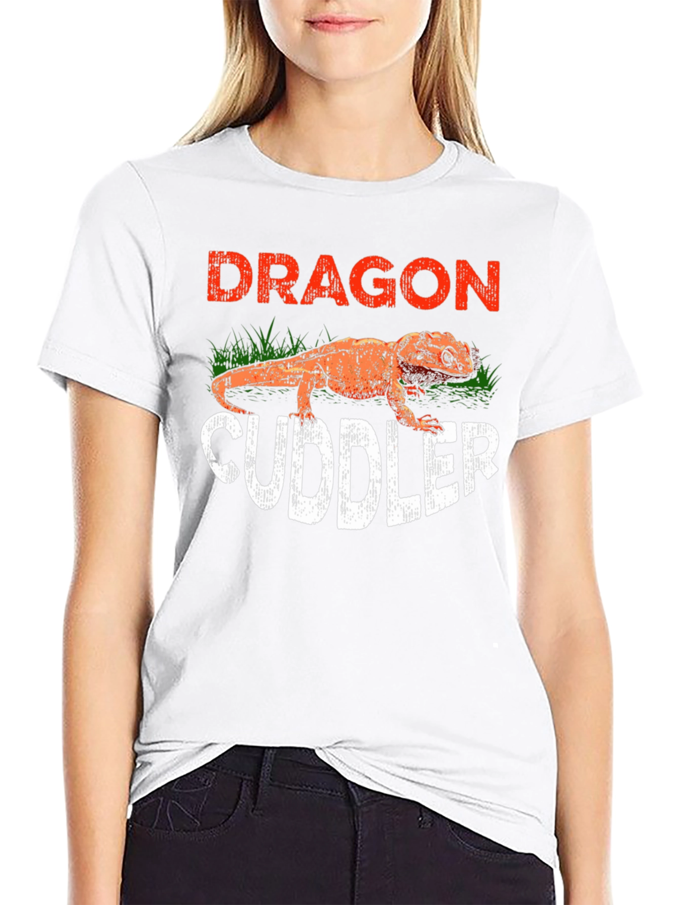 Dragon Cuddler T-Shirt: Bearded Dragon Lover Tee