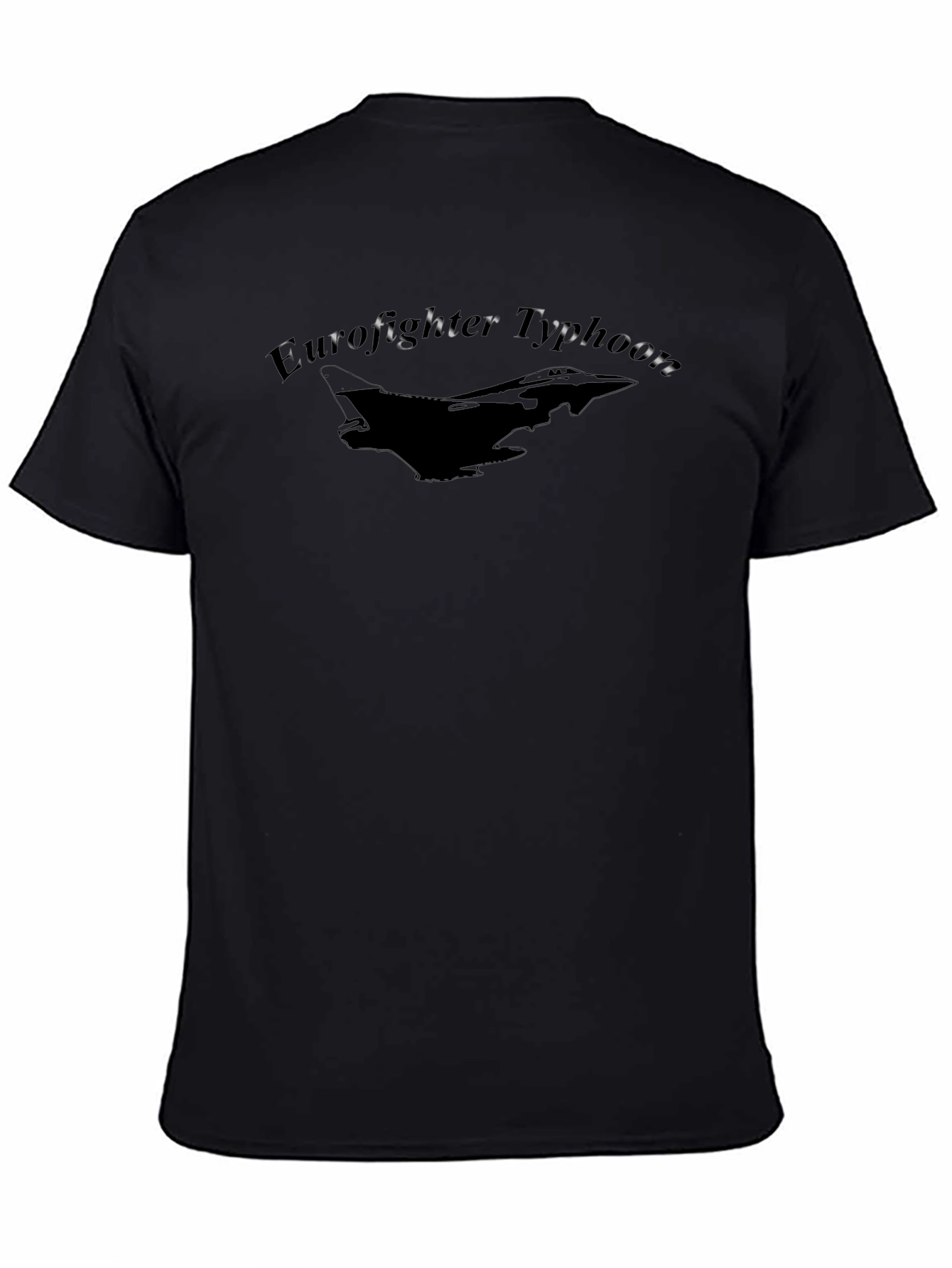 Eurofighter Typhoon Graphic Tee - Black Cotton Blend