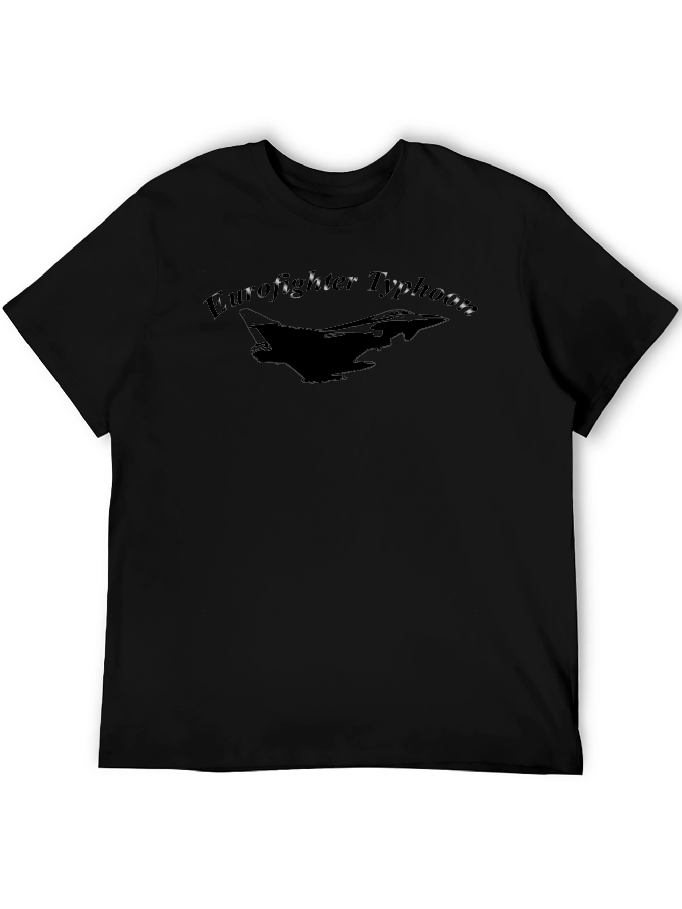 Eurofighter Typhoon Graphic Tee - Black Cotton Blend