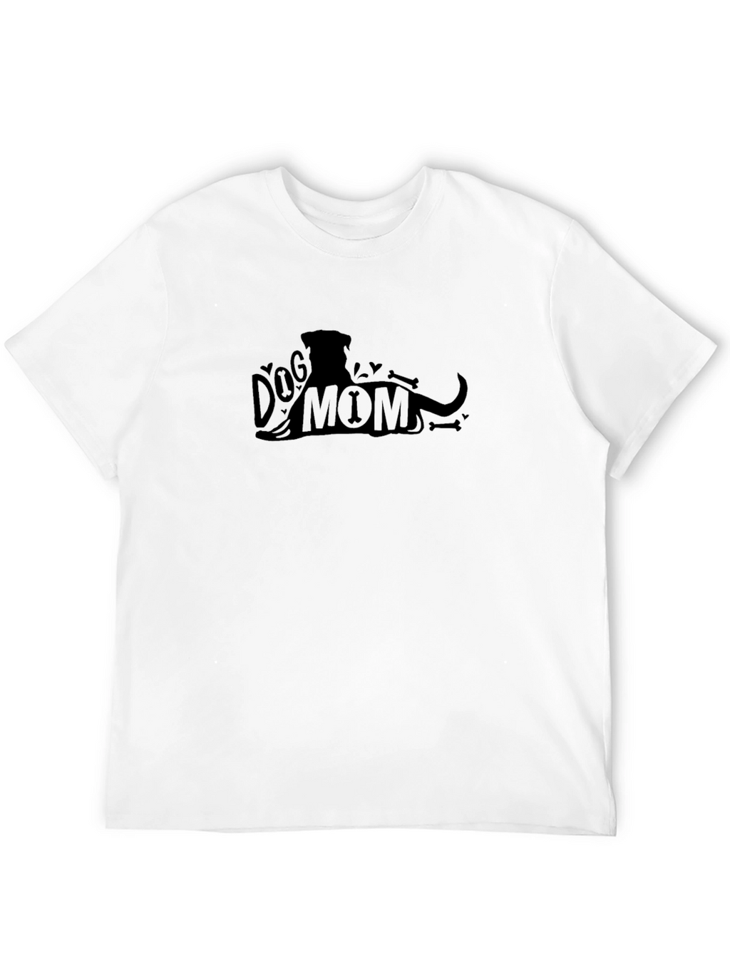 Dog Mom T-Shirt Casual Graphic Tee