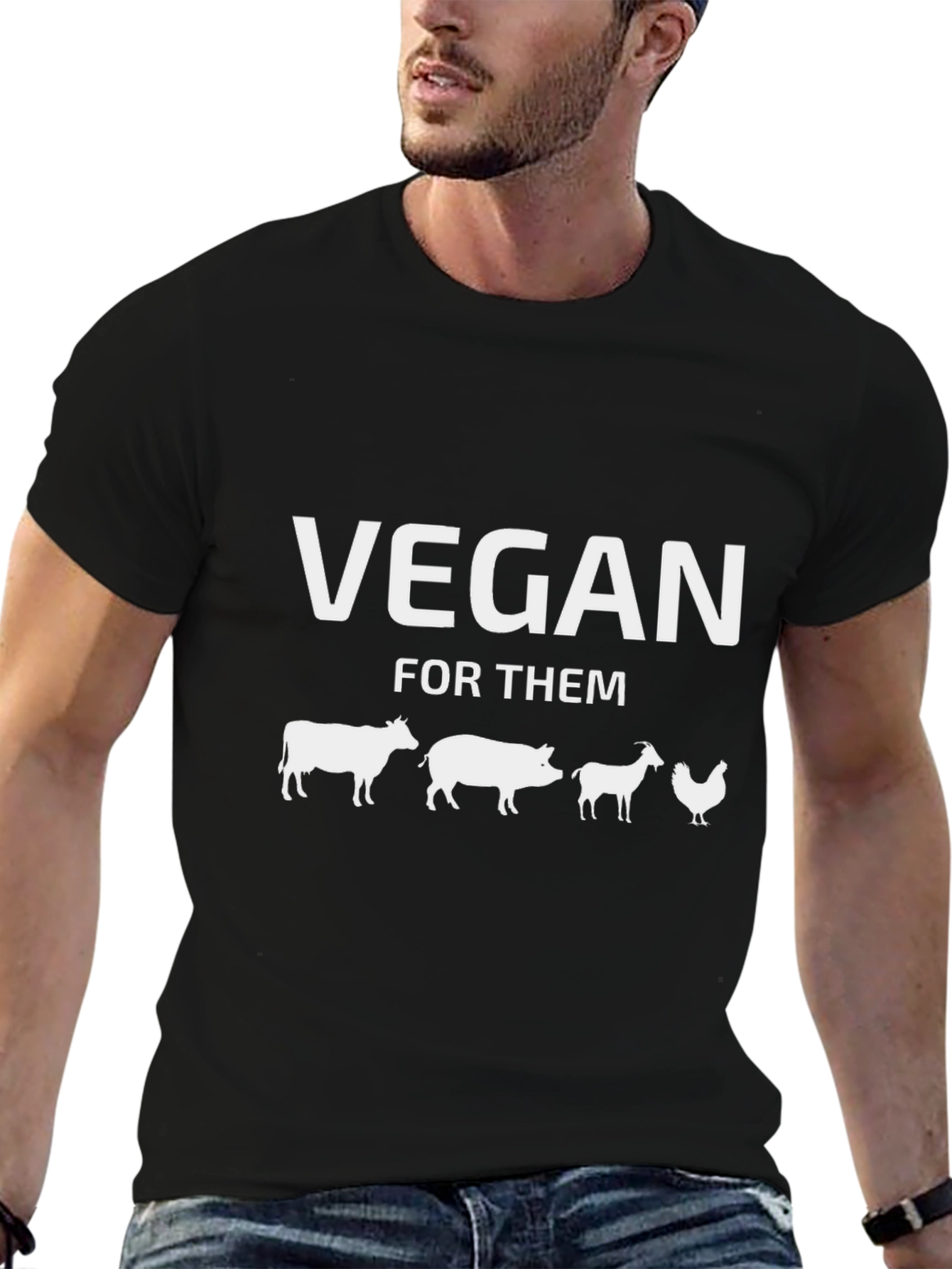Vegan For Them Graphic T-Shirt