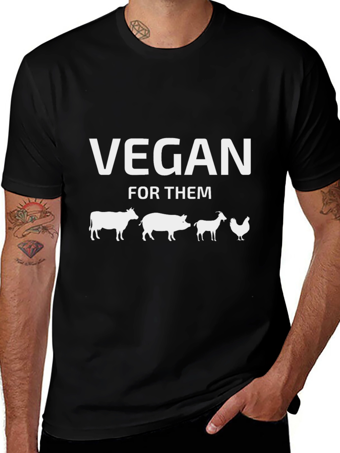 Vegan For Them Graphic T-Shirt