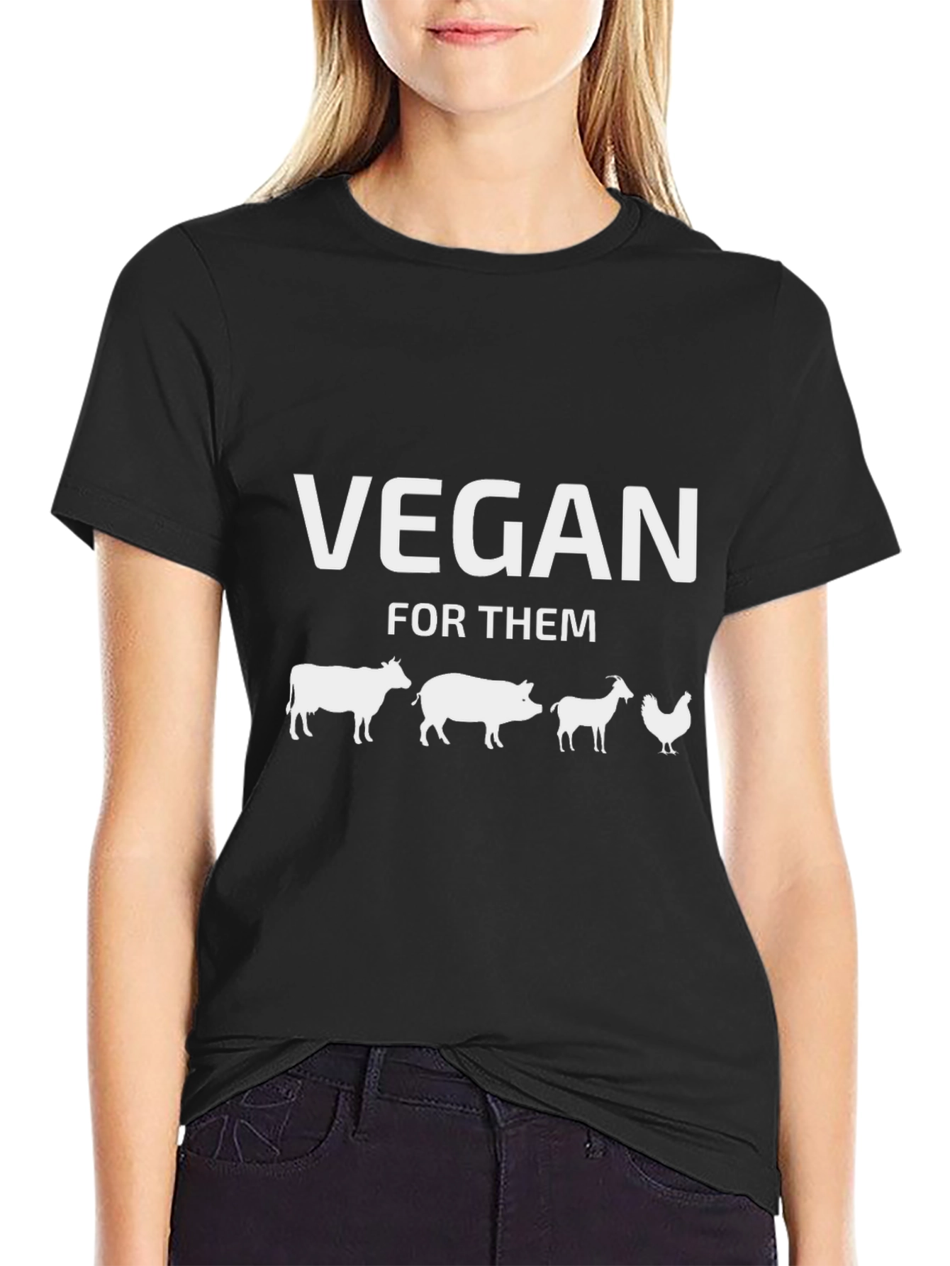 Vegan For Them Graphic T-Shirt