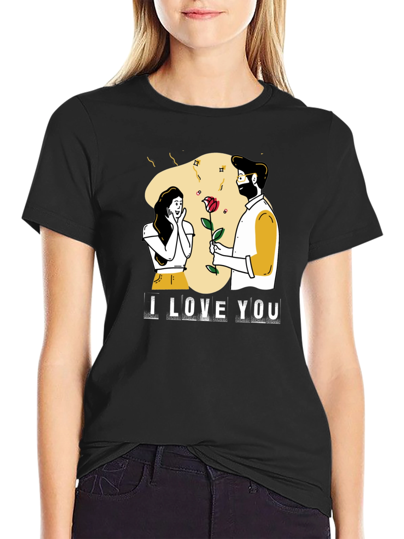 I Love You Graphic T-Shirt