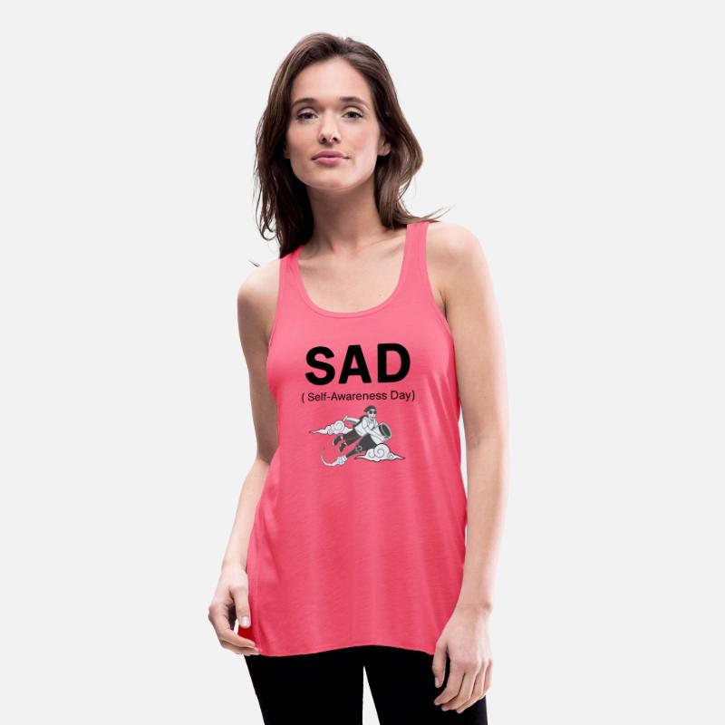 SAD – Self-Awareness Day Tee for Happy Lone Wolves