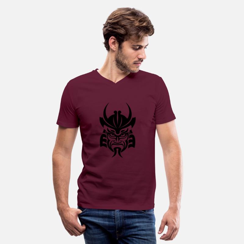 Samurai Helmet Logo Katana Swordsman