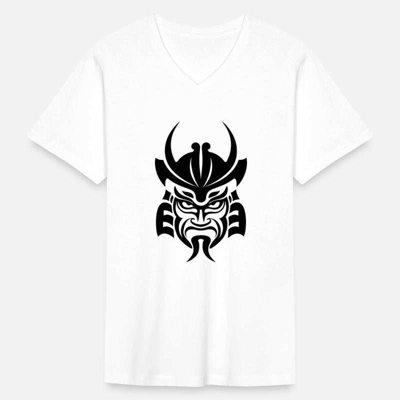 Samurai Helmet Logo Katana Swordsman