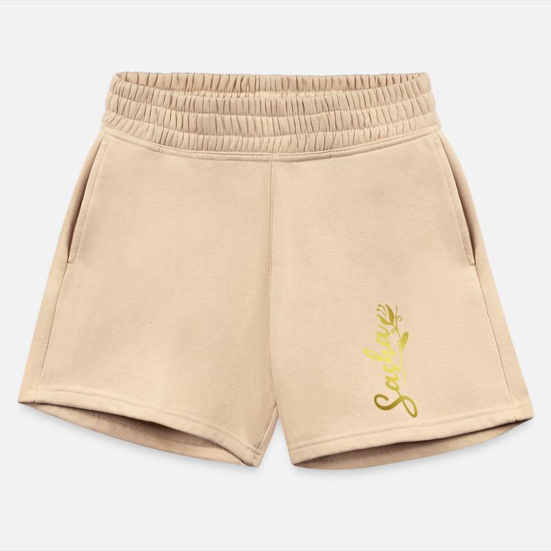 Sasha Name Faux Gold Tulip Flourish