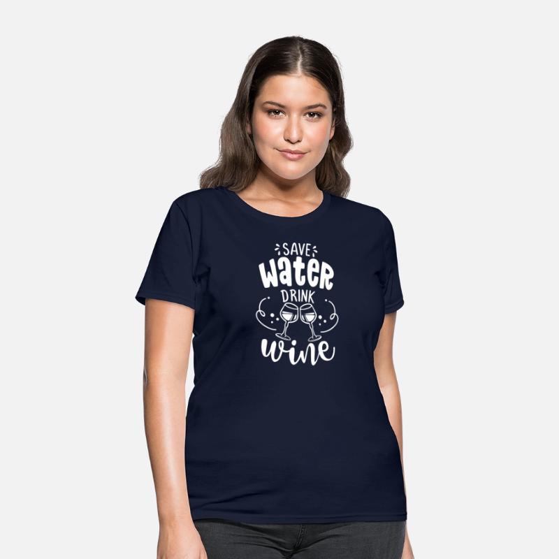 Save Water Drink Wine Design For Posters