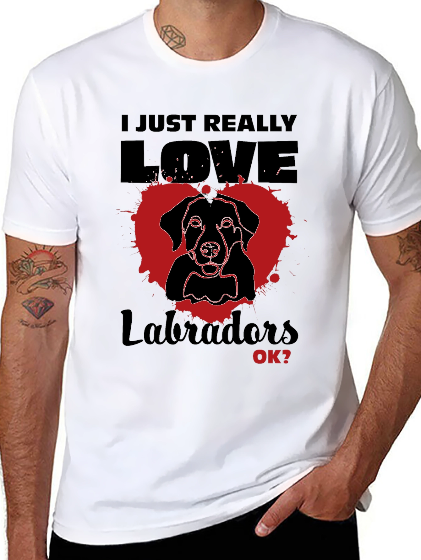 I Love Labradors T-Shirt