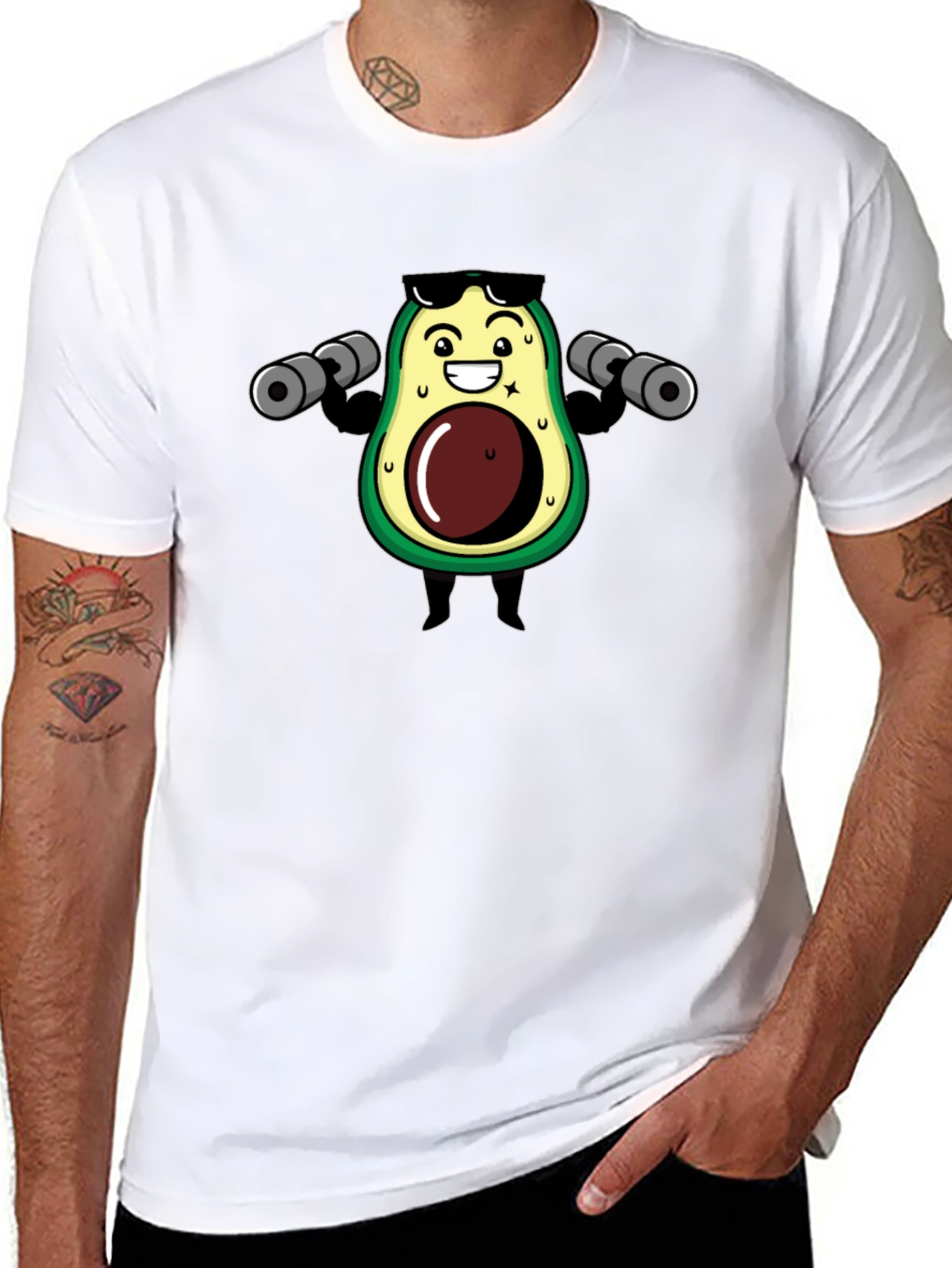 Avocado Gym T-Shirt - Funny Workout Tee