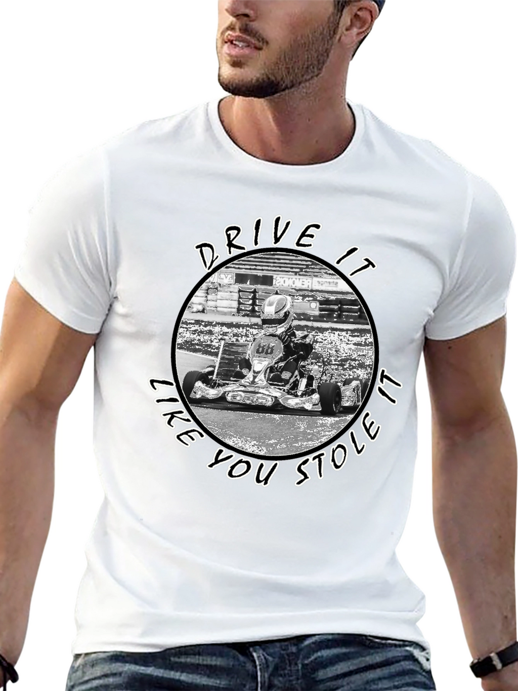 Drive It Like You Stole It Kart Racing T-Shirt