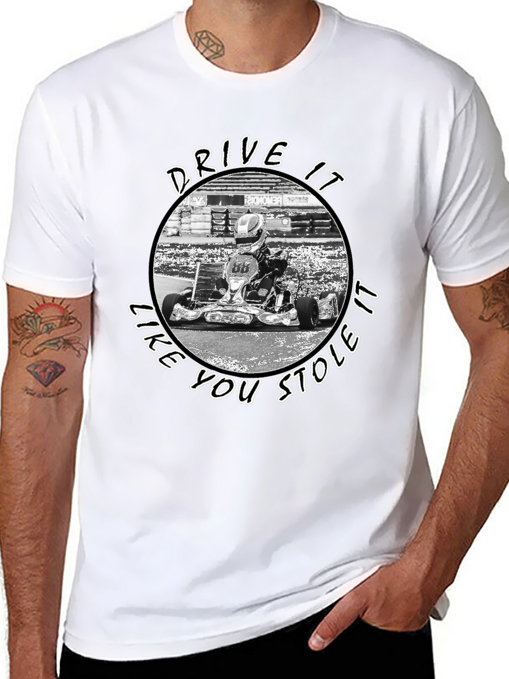 Drive It Like You Stole It Kart Racing T-Shirt
