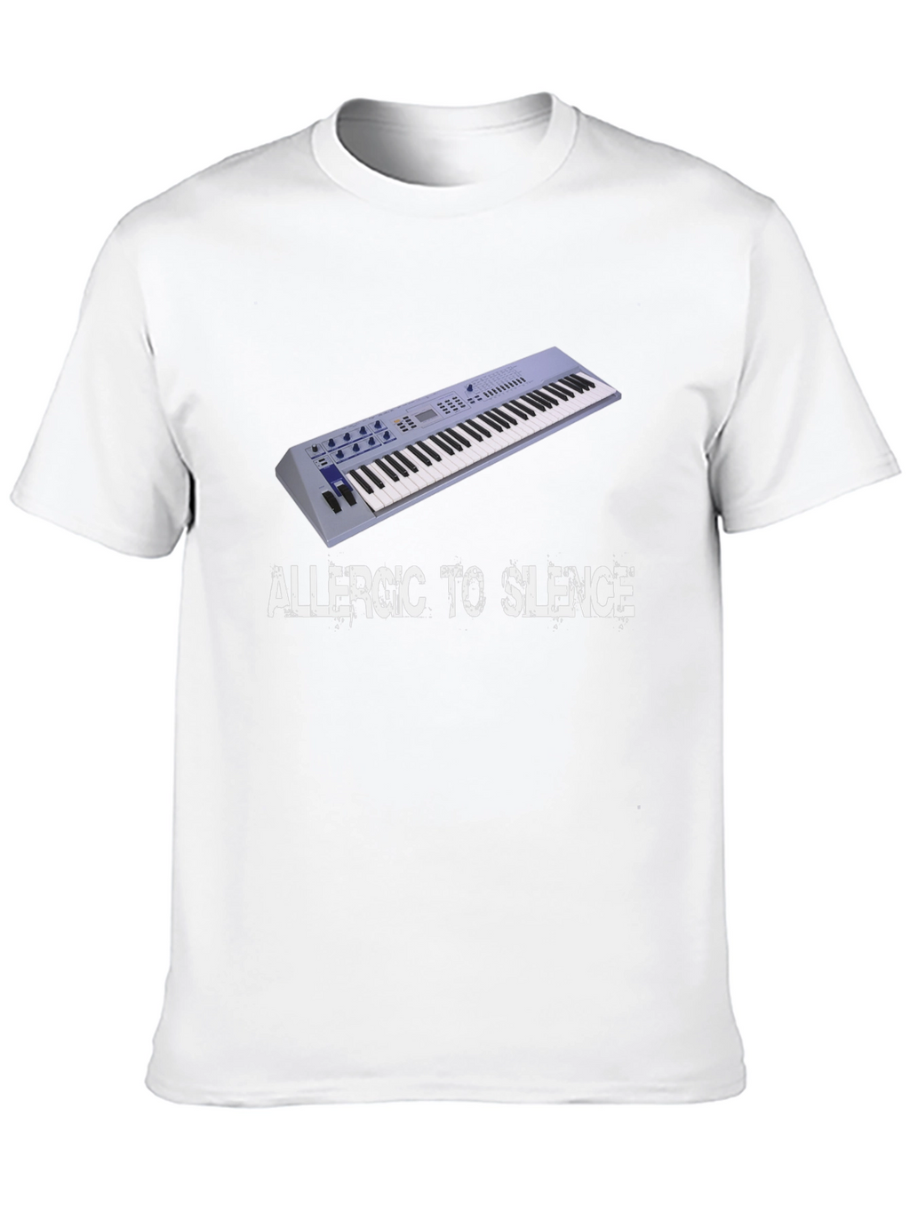 Allergic to Silence Black T-Shirt