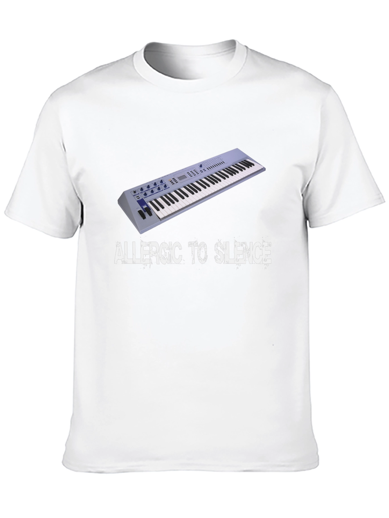 Allergic to Silence Black T-Shirt