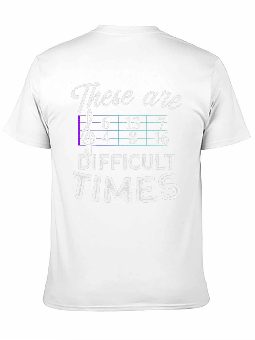 Difficult Times Music Math T-Shirt