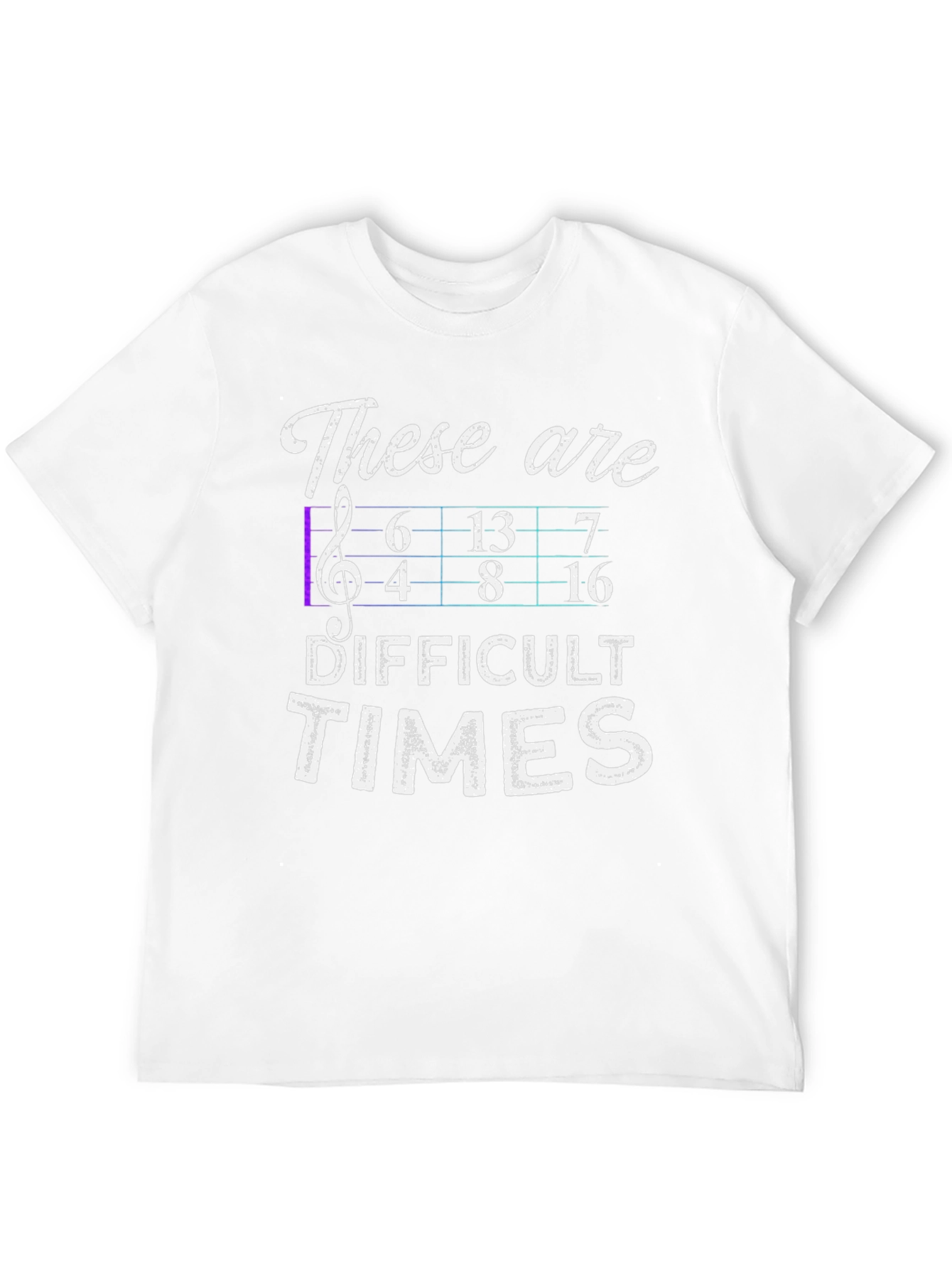Difficult Times Music Math T-Shirt
