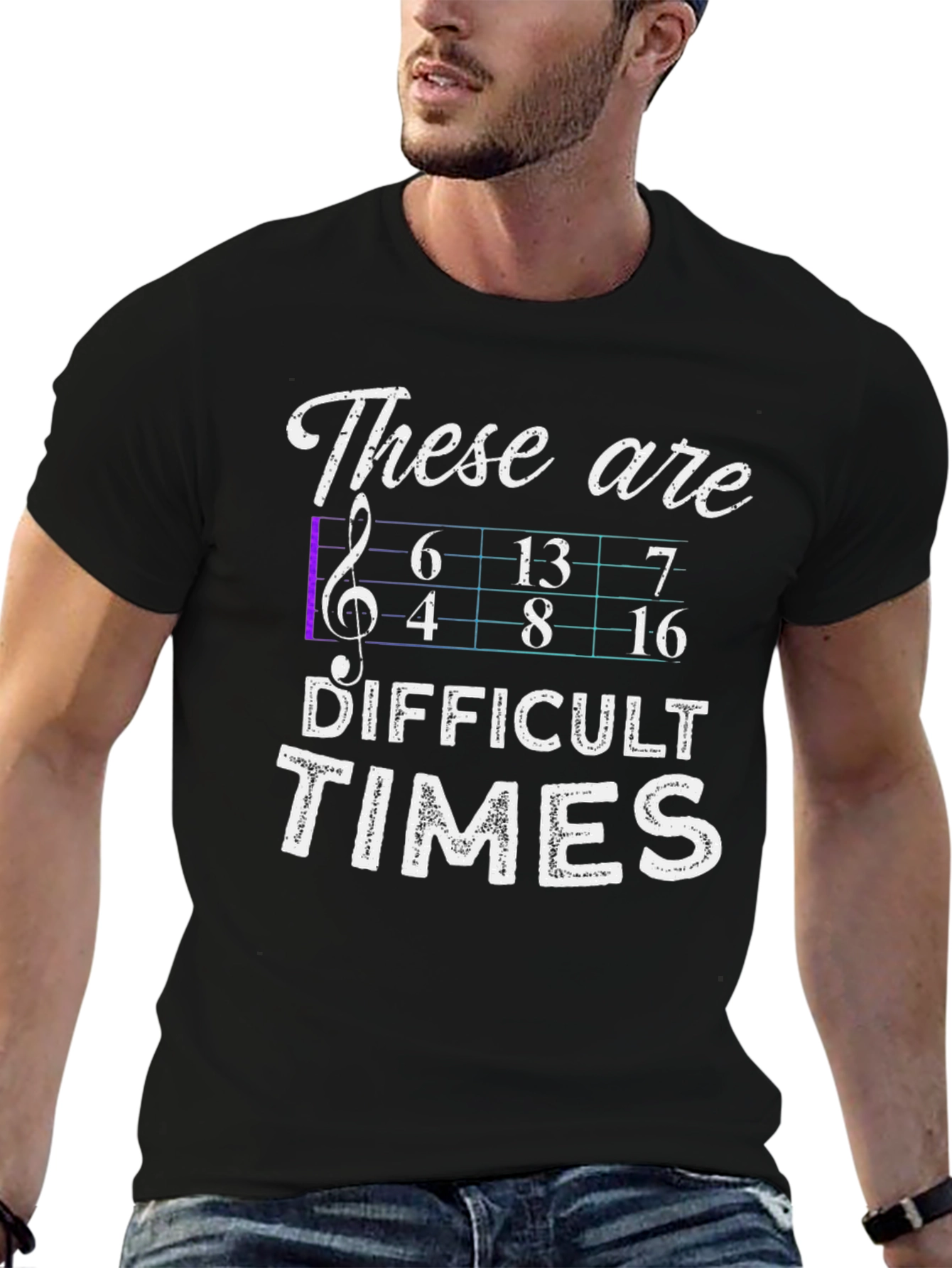 Difficult Times Music Math T-Shirt