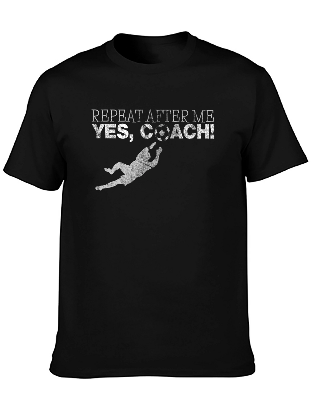 Yes Coach! Graphic Tee - Soccer Goalie T-Shirt
