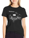 Technics Turntable Graphic T-Shirt