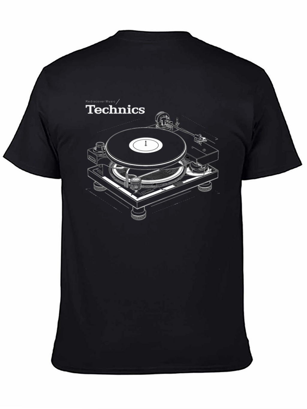 Technics Turntable Graphic T-Shirt