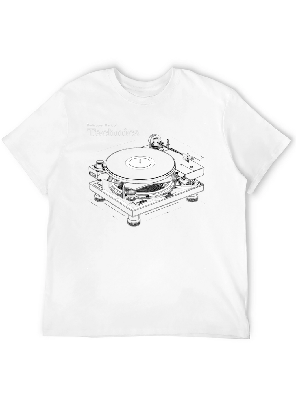 Technics Turntable Graphic T-Shirt