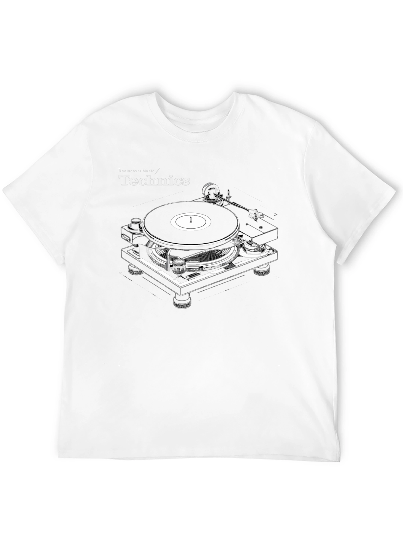Technics Turntable Graphic T-Shirt