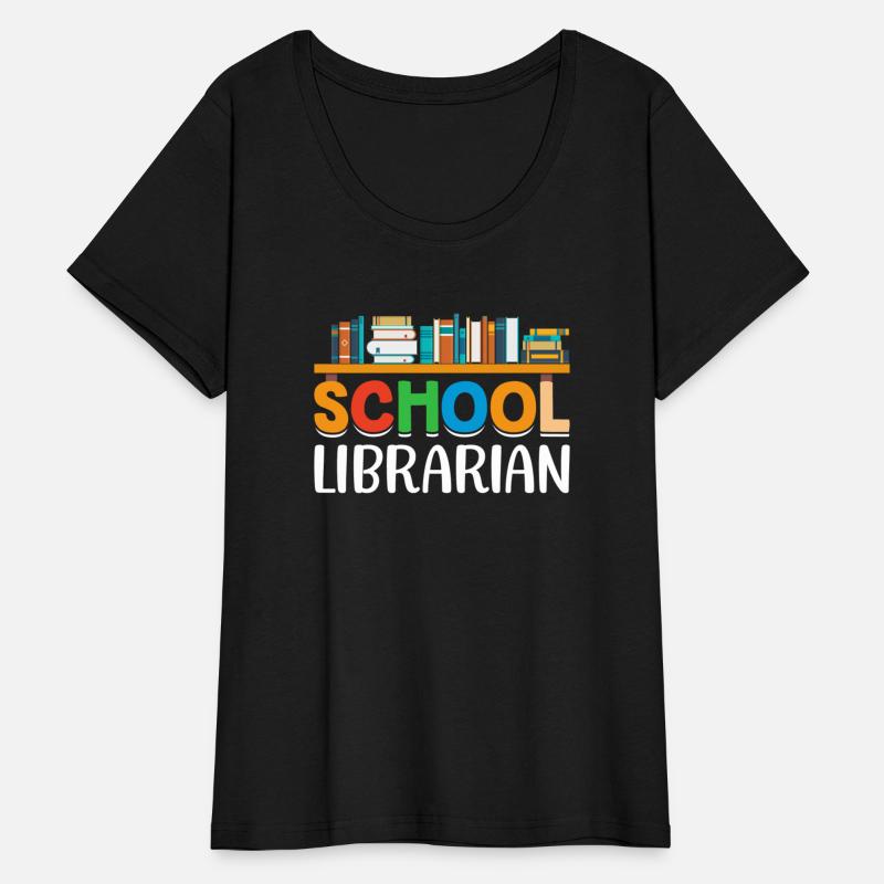 school librarian t shirt