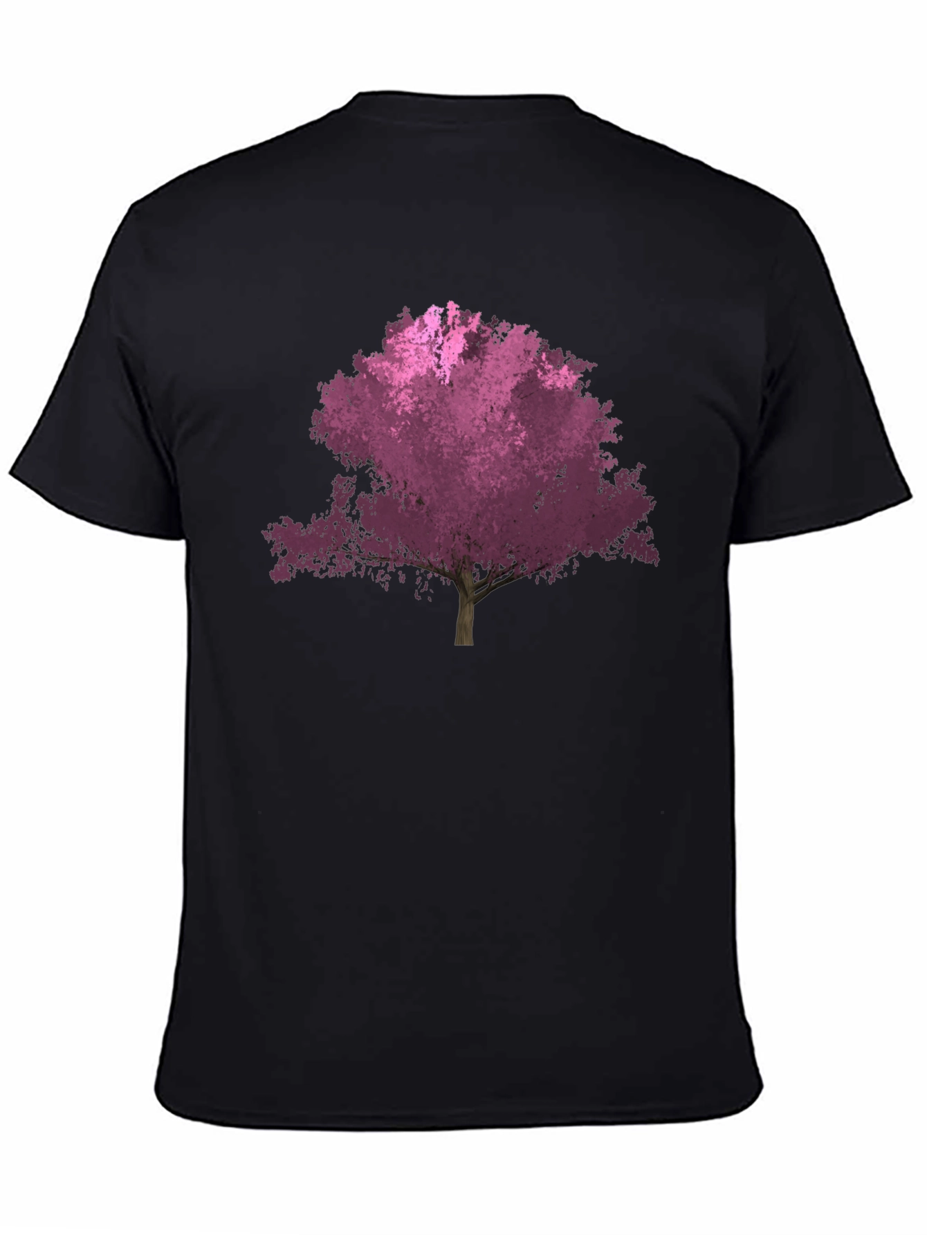 Tree Graphic Tee - Black Cotton Blend
