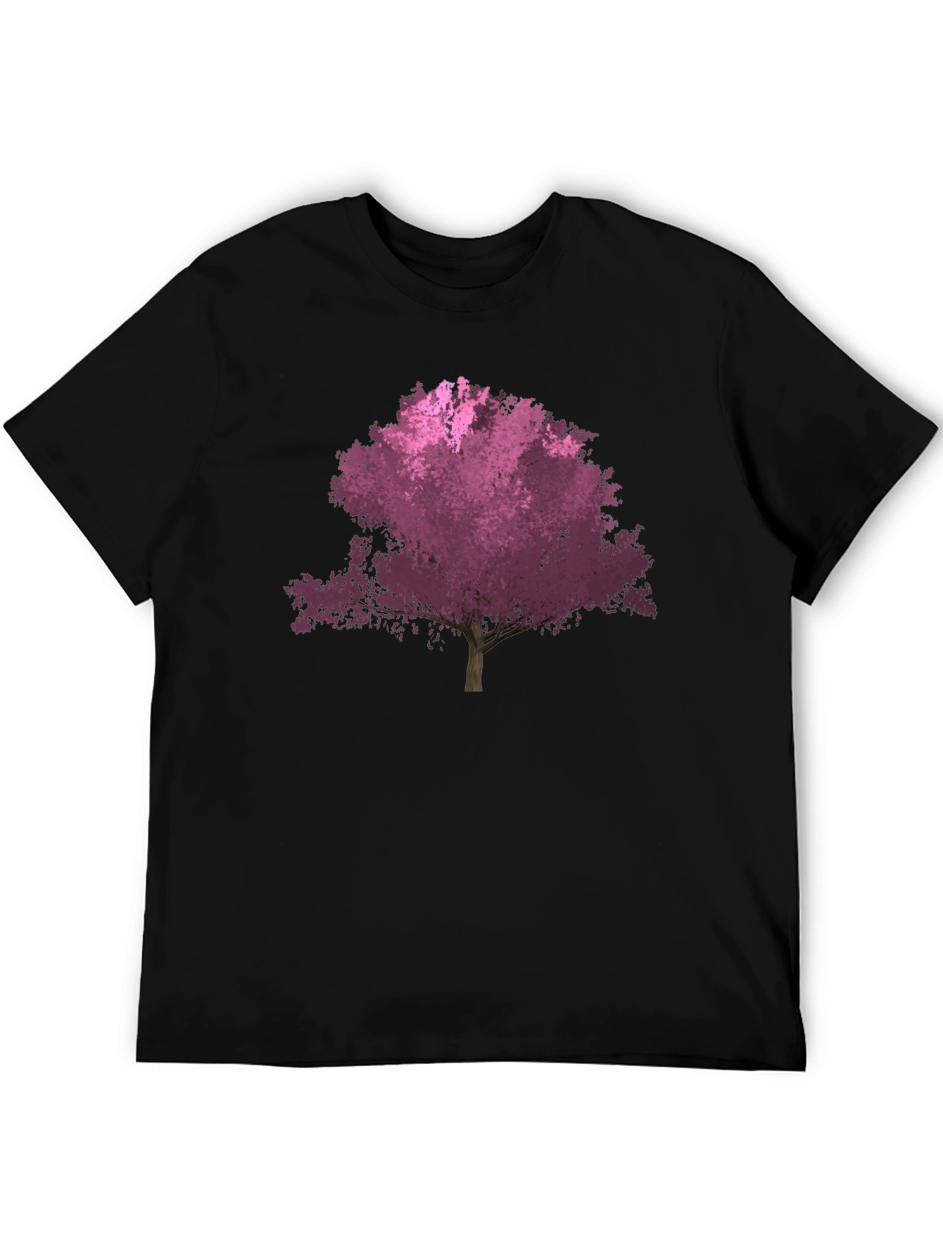 Tree Graphic Tee - Black Cotton Blend