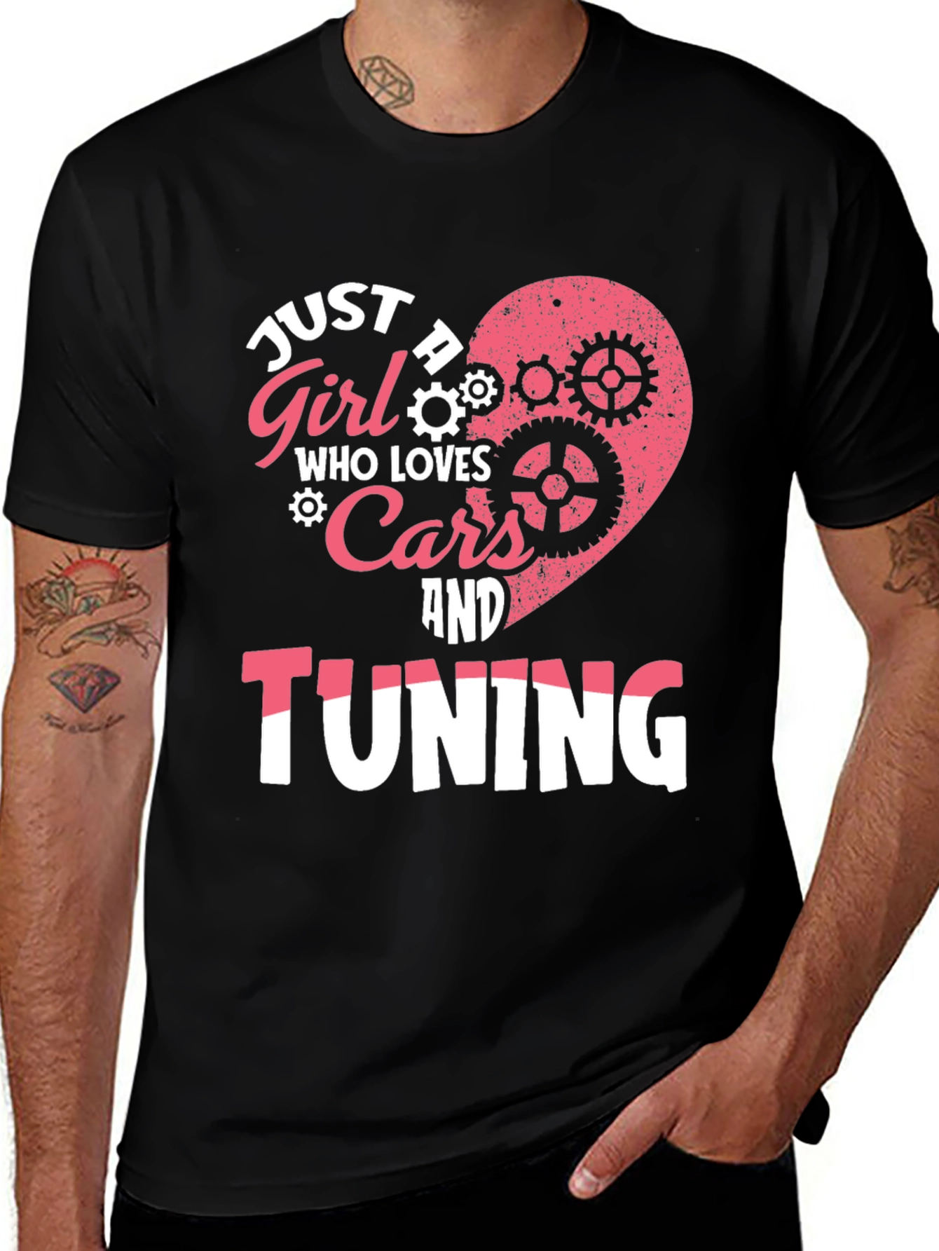 Just a Girl Who Loves Cars and Tuning T-Shirt