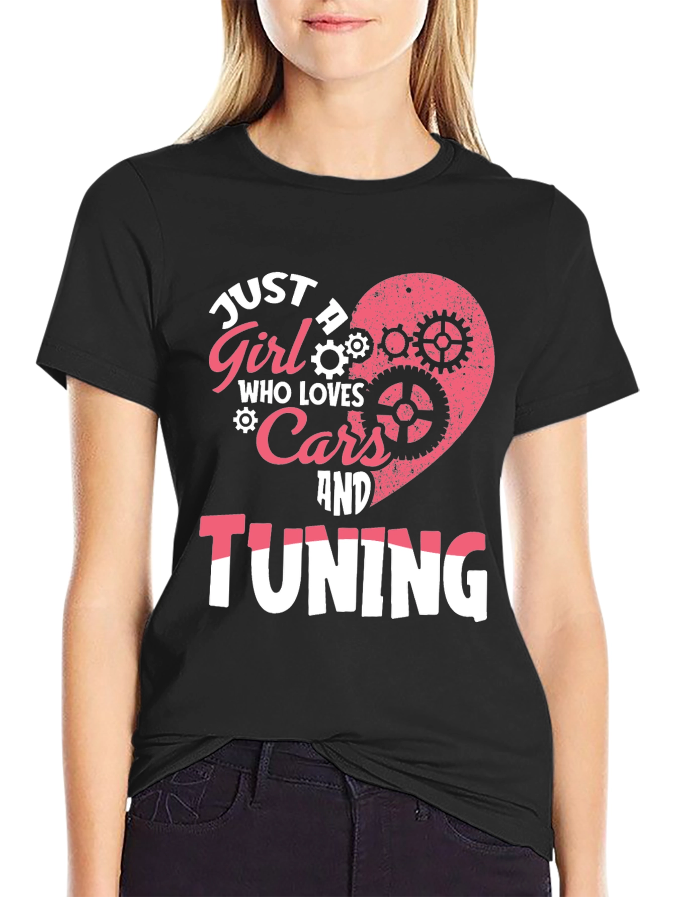 Just a Girl Who Loves Cars and Tuning T-Shirt