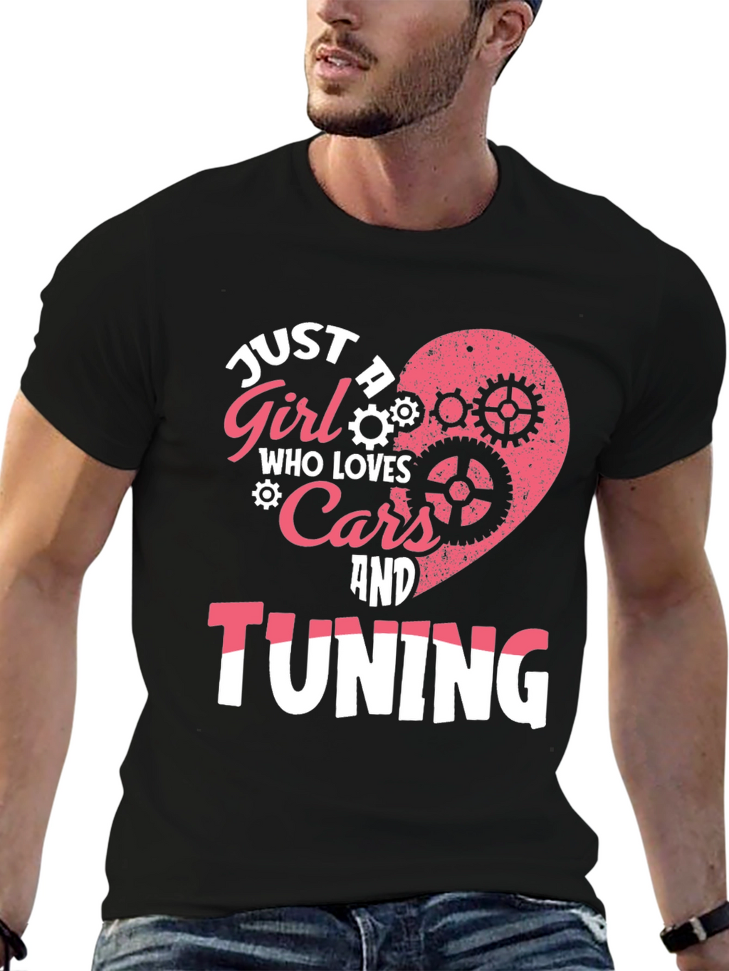 Just a Girl Who Loves Cars and Tuning T-Shirt