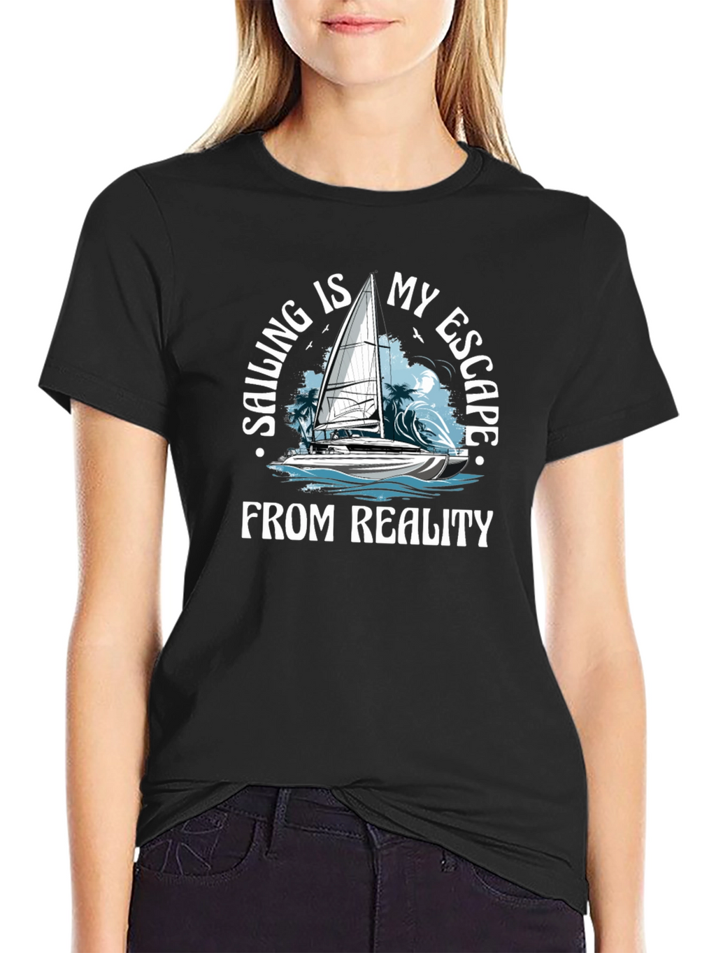 Sailing Escape T-Shirt - Boat Design