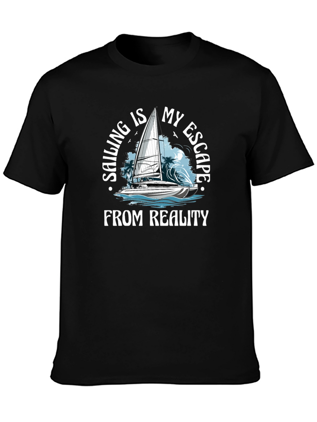 Sailing Escape T-Shirt - Boat Design