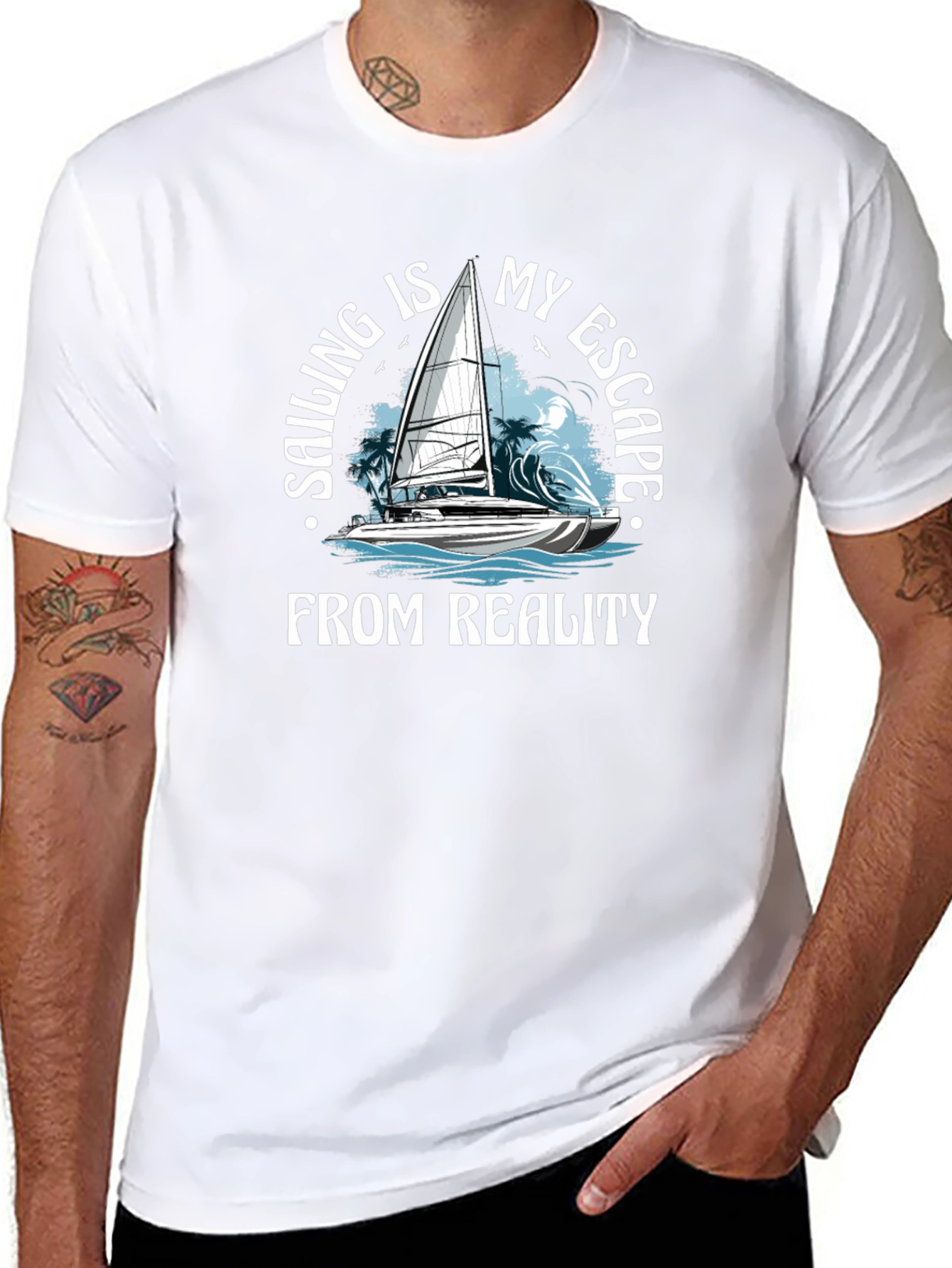 Sailing Escape T-Shirt - Boat Design